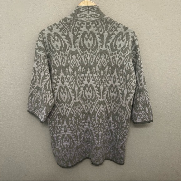 Sigrid Olsen Gray Patterned Cardigan - Picture 5 of 8